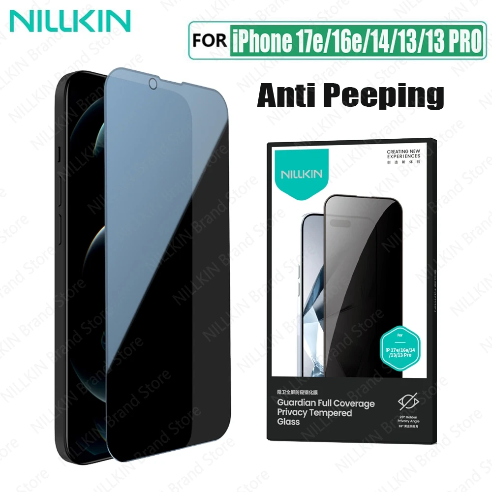 NILLKIN For iPhone 17e 16e 14 13 13 PRO Tempered Glass Anti Peeping Privacy Protection Fully Screen Protector For iPhone17e
NILLKIN For iPhone 17e 16e 14 13 13 PRO Tempered Glass Anti Peeping Privacy Protection Fully Screen Protector For iPhone17e