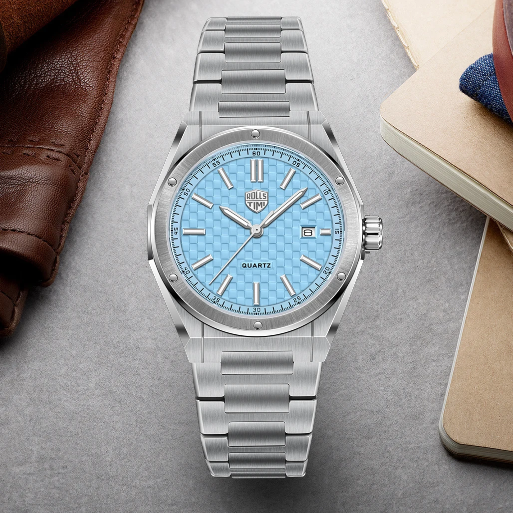 RollsTimi 2026 New Men's Watches Luxury Quartz Wristwatches AR Sapphire Stainless Steel Waterproof Sports Watch For Men Gift
RollsTimi 2026 New Men's Watches Luxury Quartz Wristwatches AR Sapphire Stainless Steel Waterproof Sports Watch For Men Gift