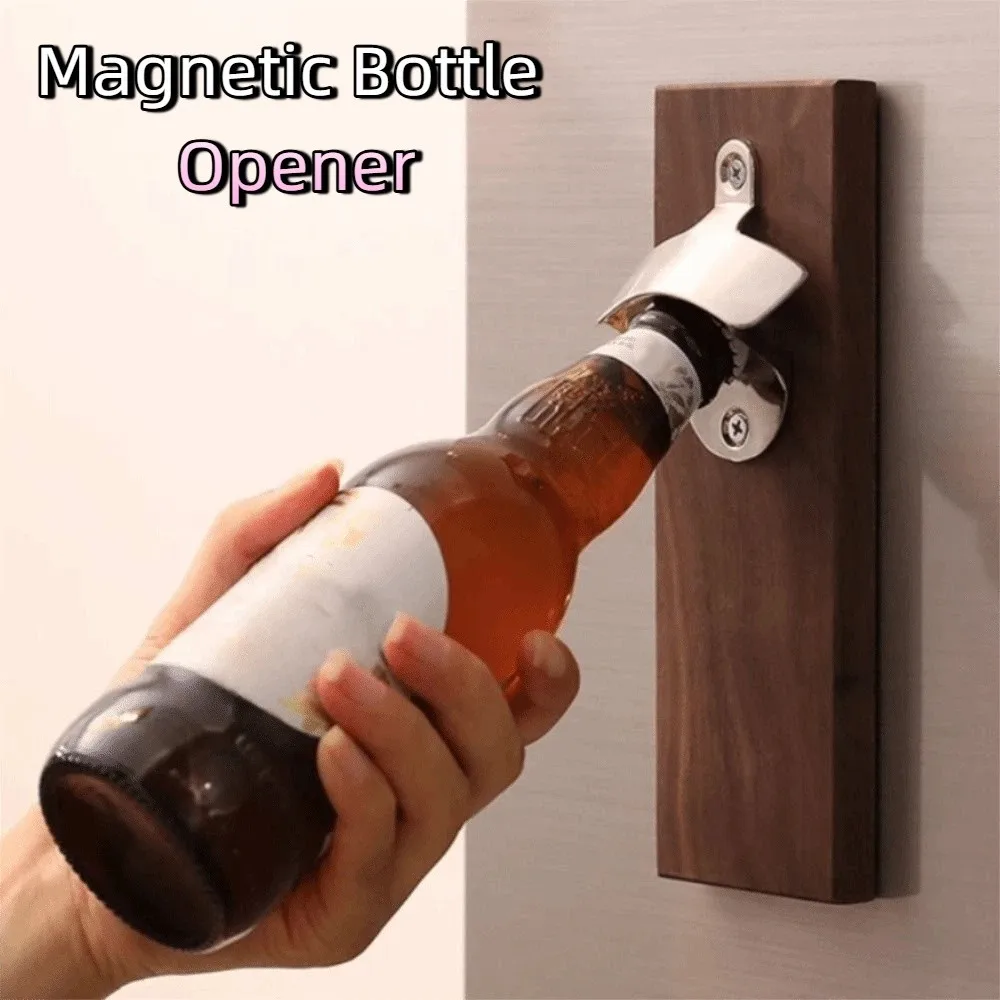 Wooden Magnetic Bottle Opener Vintage Rectangular Wall Mounted Bottle Opener Rustic Style Fridge Magnet Bottle Opener Gift
Wooden Magnetic Bottle Opener Vintage Rectangular Wall Mounted Bottle Opener Rustic Style Fridge Magnet Bottle Opener Gift
