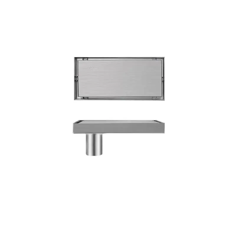 7.87 Inch SUS304 Stainless Steel Square Shower Floor Drain Offset Drainage 2 In 1 Cover Or Tile Insert Brushed Finish
7.87 Inch SUS304 Stainless Steel Square Shower Floor Drain Offset Drainage 2 In 1 Cover Or Tile Insert Brushed Finish