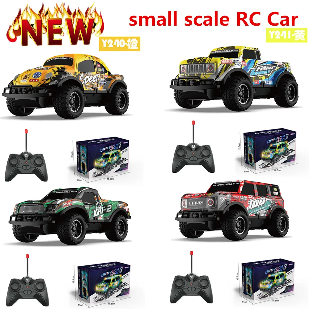 1:24 Scale RC Car 10km/h Off-Road Vehicle With Led Light Radio Control Car Trucks Boys Toys For Children
1:24 Scale RC Car 10km/h Off-Road Vehicle With Led Light Radio Control Car Trucks Boys Toys For Children