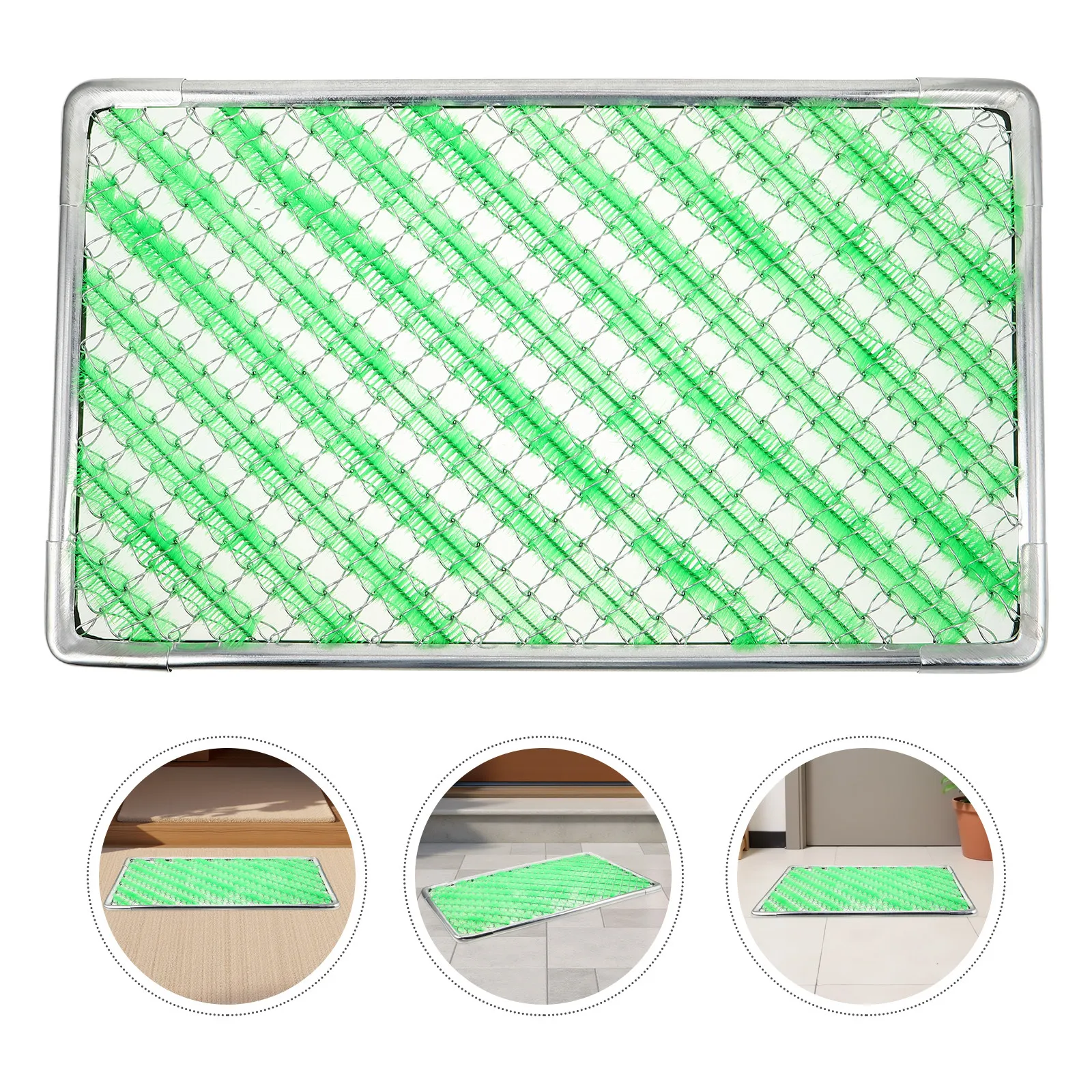 Steel Wire Door Mat Heavy Duty Outdoor Floor Pad Mud Remover For Porch Farmhouse Anti-Skid Shoe Scrubber Entry Way Mat
Steel Wire Door Mat Heavy Duty Outdoor Floor Pad Mud Remover For Porch Farmhouse Anti-Skid Shoe Scrubber Entry Way Mat