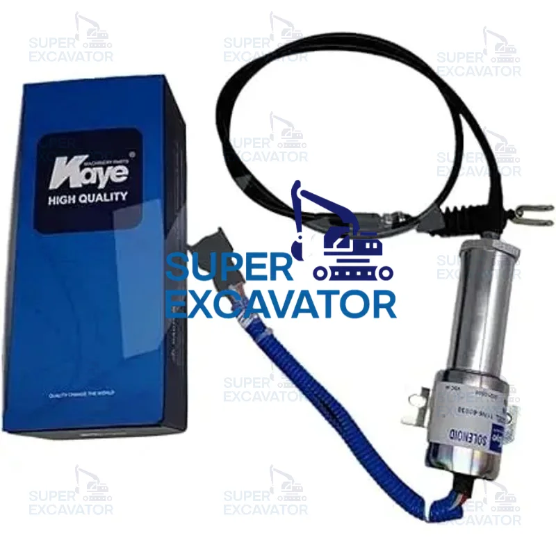 Excavator Accessories 11N6-60030 24V Stop Solenoid Compatible with Doosan Daewoo DH220-5 DH225-7 Shutoff Flameout Switch
Excavator Accessories 11N6-60030 24V Stop Solenoid Compatible with Doosan Daewoo DH220-5 DH225-7 Shutoff Flameout Switch