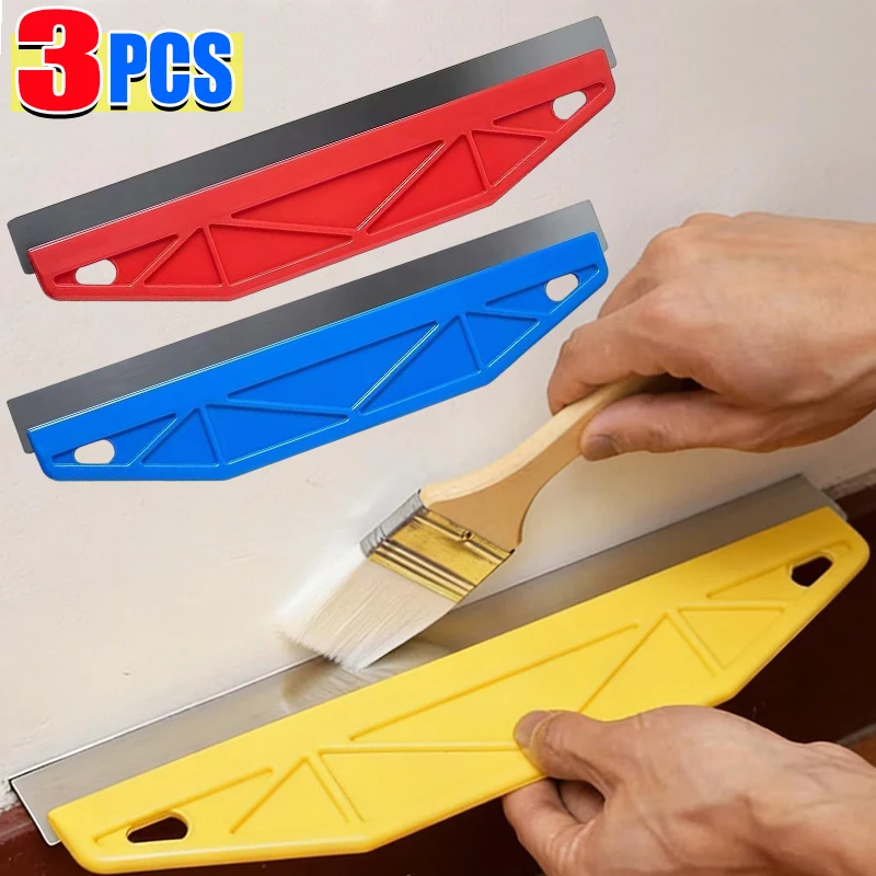Wall Scraper Tool Stainless Steel Paint Edger for Wallpaper Bubble Removal Putty Cement Leveling Trim CuttingTool Ergonomic Grip
Wall Scraper Tool Stainless Steel Paint Edger for Wallpaper Bubble Removal Putty Cement Leveling Trim CuttingTool Ergonomic Grip