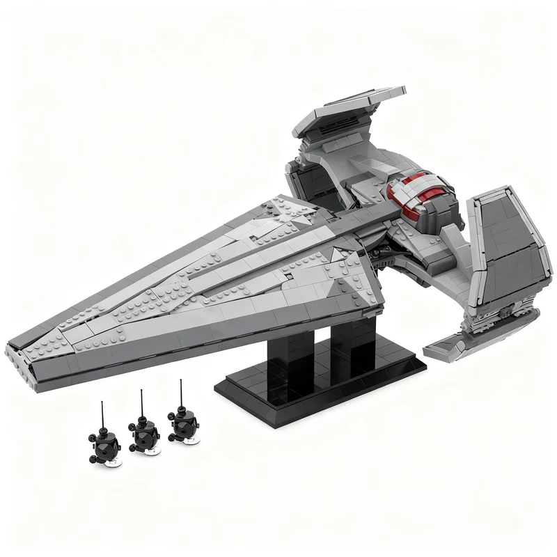 1865PCS Famous Star Movie MOC Sith Infiltrator UCS Scimitar Space Fighter Model DIY Creative Ideas ChildToy Birthday Gift Blocks
1865PCS Famous Star Movie MOC Sith Infiltrator UCS Scimitar Space Fighter Model DIY Creative Ideas ChildToy Birthday Gift Blocks