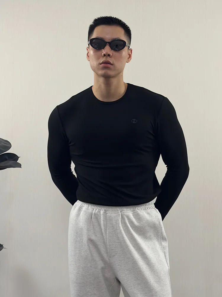 Мужская длинная футболка для бега и фитнеса, повседневная, влагоотводящая, с круглым вырезом, для тренировок
Мужская длинная футболка для бега и фитнеса, повседневная, влагоотводящая, с круглым вырезом, для тренировок