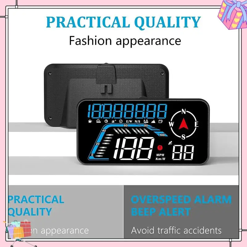A77T-G12 HUD Head-Up Display GPS Car Display Speeding Alarm Driving Speed Universal Black Durable
A77T-G12 HUD Head-Up Display GPS Car Display Speeding Alarm Driving Speed Universal Black Durable