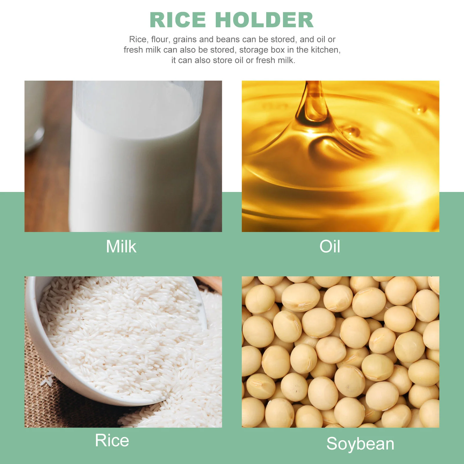 Stainless Steel Rice Bucket 9L Thickened Sealing Ring Tight Seal Multipurpose Storage Kitchen Home Cafe Milk Flour Grains Beans
Stainless Steel Rice Bucket 9L Thickened Sealing Ring Tight Seal Multipurpose Storage Kitchen Home Cafe Milk Flour Grains Beans