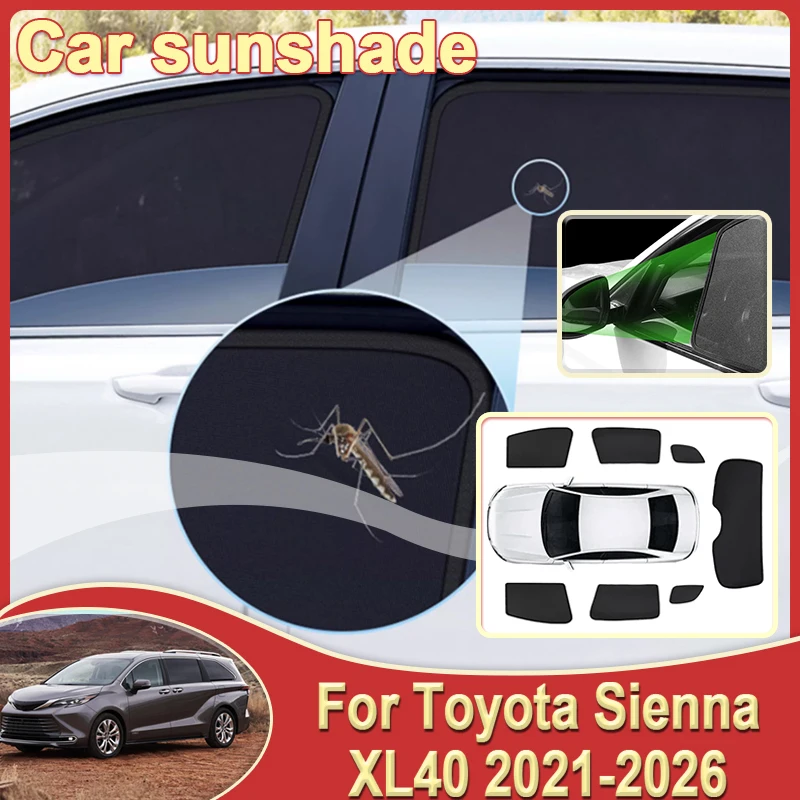 Auto Mesh Sun Shades For Toyota Sienna Accessories XL40 2021 2022 2023 2024 2025 2026 Auto Anti-UV Sunshades Window Sun Visors
Auto Mesh Sun Shades For Toyota Sienna Accessories XL40 2021 2022 2023 2024 2025 2026 Auto Anti-UV Sunshades Window Sun Visors