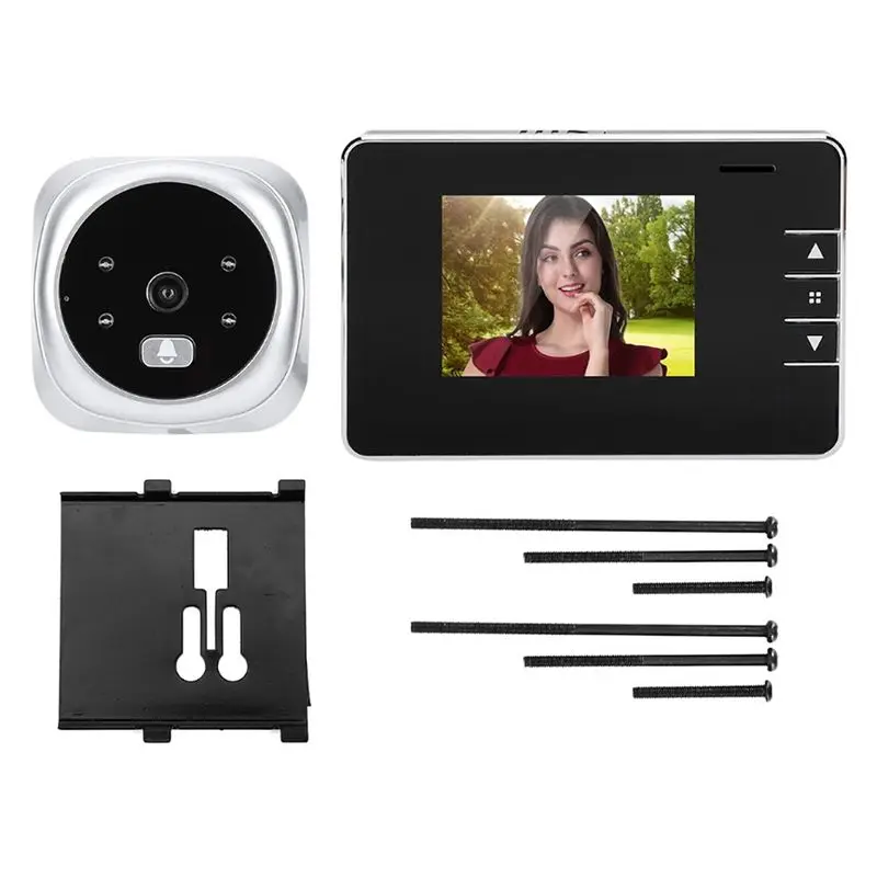 ABRW-Home Monitoring Doorbell Camera With 2.8-Inch Display Screen With Video And Photo Function
ABRW-Home Monitoring Doorbell Camera With 2.8-Inch Display Screen With Video And Photo Function