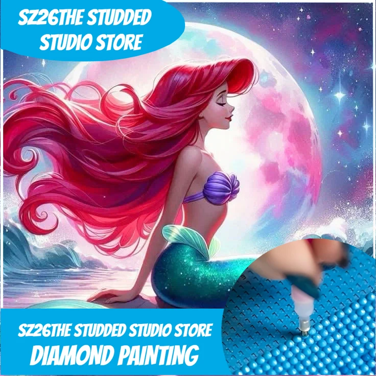 Sz26The Studded Disney Diamond Painting The Little Mermaid Cross Stitch Ariel Princess Portrait Picture Mosaic Full Round
Sz26The Studded Disney Diamond Painting The Little Mermaid Cross Stitch Ariel Princess Portrait Picture Mosaic Full Round