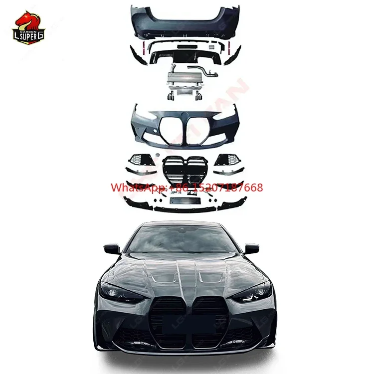 High quality!Upgrade M4 Style Body Kit For BMW 4 series G22 G26 with Front Bumper Rear bumper Side Skirts Grill Exhaust
High quality!Upgrade M4 Style Body Kit For BMW 4 series G22 G26 with Front Bumper Rear bumper Side Skirts Grill Exhaust
