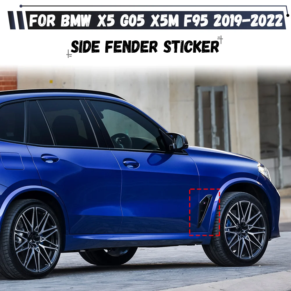 Car Front Fender Grille Wings For BMW X5 G05 X5M F95 2019 2020 2021 2022 Side Gills Sticker Side Cover Trims
Car Front Fender Grille Wings For BMW X5 G05 X5M F95 2019 2020 2021 2022 Side Gills Sticker Side Cover Trims