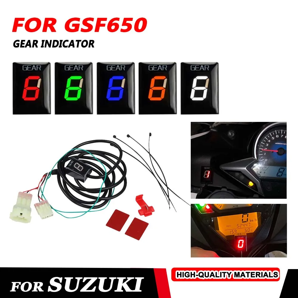 Для Suzuki GSF650 GSF 650 2005 2006, аксессуары для мотоциклов, светодиодный индикатор 1-6, индикатор скорости, измеритель скорости
Для Suzuki GSF650 GSF 650 2005 2006, аксессуары для мотоциклов, светодиодный индикатор 1-6, индикатор скорости, измеритель скорости