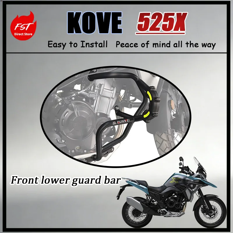 FOR Durable Carbon Steel Bumper Protector Bar for KOVE 525X Reduces Collision Impact Protects Fairing And Radiator
FOR Durable Carbon Steel Bumper Protector Bar for KOVE 525X Reduces Collision Impact Protects Fairing And Radiator
