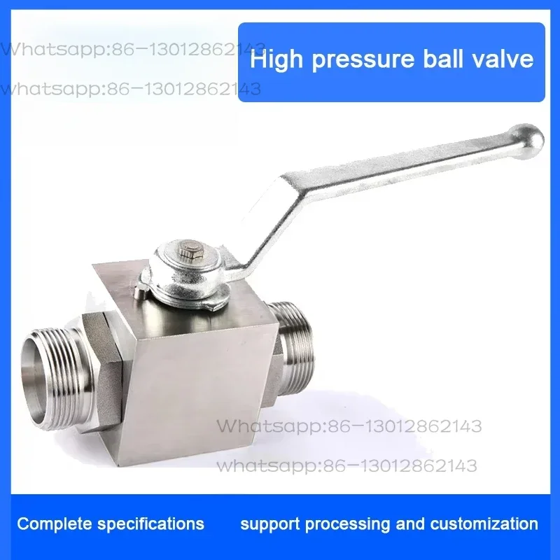 Ручной шаровой кран с внешней резьбой, гидравлический шаровой кран высокого давления из нержавеющей стали
Ручной шаровой кран с внешней резьбой, гидравлический шаровой кран высокого давления из нержавеющей стали