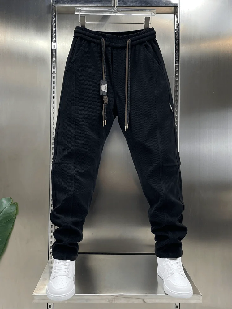 Мужские модные вельветовые брюки с прямыми штанинами и эластичной резинкой на талии, облегающие уличные повседневные брюки, осень-зима, Новое поступление
Мужские модные вельветовые брюки с прямыми штанинами и эластичной резинкой на талии, облегающие уличные повседневные брюки, осень-зима, Новое поступление