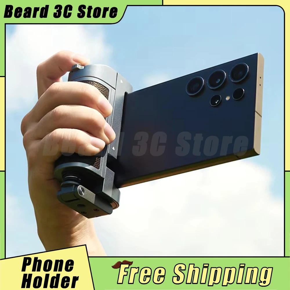 TELESIN Phone Camera Selfie Grip Handle Holder Bluetooth-Compatible Remote Control Adapter Grip Selfie Device Phone Stand Custom
TELESIN Phone Camera Selfie Grip Handle Holder Bluetooth-Compatible Remote Control Adapter Grip Selfie Device Phone Stand Custom