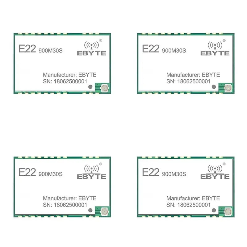 【STABLE QUALITY】4X EBYTE SX1262 Lora Module 32Mhz High-Precision TCXO E22-900M30S 850-930Mhz 30Dbm 12Km SPI Interface Module Low
【STABLE QUALITY】4X EBYTE SX1262 Lora Module 32Mhz High-Precision TCXO E22-900M30S 850-930Mhz 30Dbm 12Km SPI Interface Module Low
