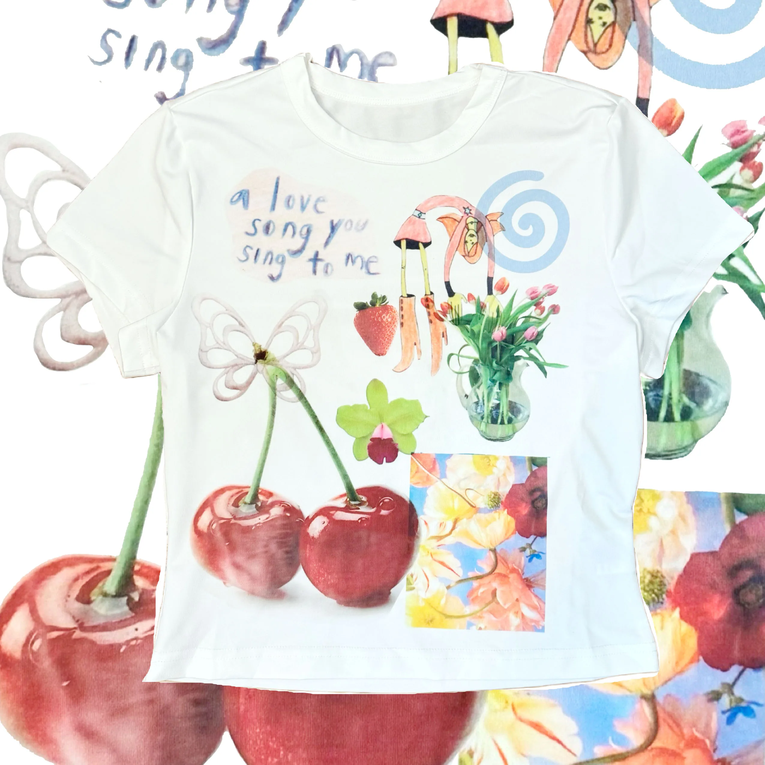 Y2K Korean Popular Clothes Emo Aesthetic Summer Baby Tee Streetwear Gothic Harajuku Graphic Print T-shirt Women Vintage Crop Top
Y2K Korean Popular Clothes Emo Aesthetic Summer Baby Tee Streetwear Gothic Harajuku Graphic Print T-shirt Women Vintage Crop Top