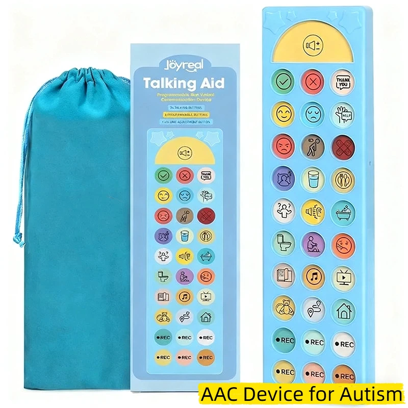 AAC Device for Autism Nonverbal Autism Communication Tool with Portable Design&Interactive Learning Support Speech Therapy Tool
AAC Device for Autism Nonverbal Autism Communication Tool with Portable Design&Interactive Learning Support Speech Therapy Tool