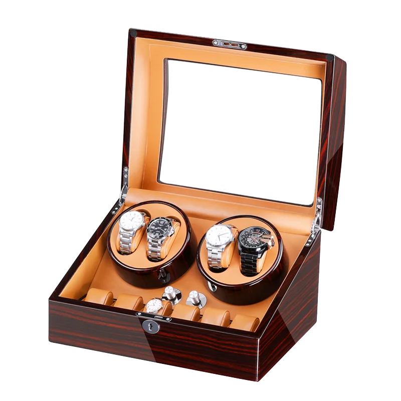 OEM Factory Wholesale High Quality Leather with Mabuchi Motor Leather Automatic Motor Rotating Watch Winder Box
OEM Factory Wholesale High Quality Leather with Mabuchi Motor Leather Automatic Motor Rotating Watch Winder Box
