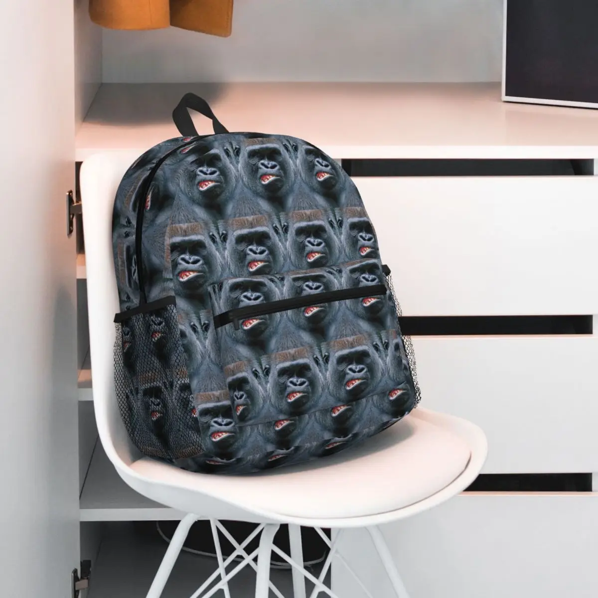 Gorilla Snarl Close-up Face Show Teeth Wildlife Animal Backpack Student BookBag Kids School Bag Shoulder Bags for Boys Girls
Gorilla Snarl Close-up Face Show Teeth Wildlife Animal Backpack Student BookBag Kids School Bag Shoulder Bags for Boys Girls
