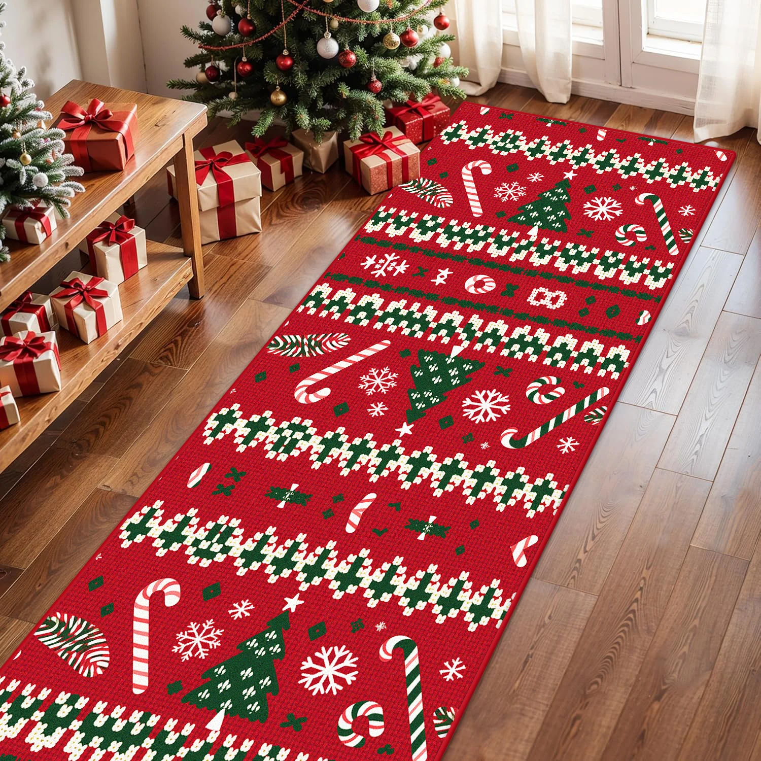 Christmas Long Corridor Carpet Non-slip Hall Runner Carpets American Style Bedroom Decor Lobby Entrance Aisle Carpet Washable
Christmas Long Corridor Carpet Non-slip Hall Runner Carpets American Style Bedroom Decor Lobby Entrance Aisle Carpet Washable