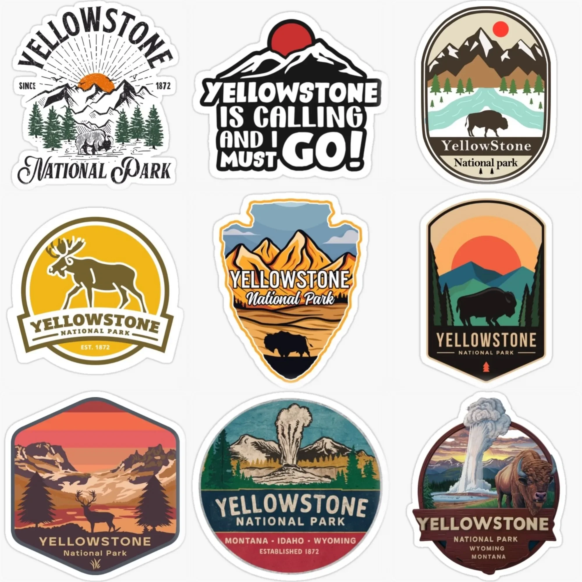 Yellowstone National Park Scenery PVC Waterproof Car Sticker for Decorate Car Bumper Helmet Fridge Wall Decal Accessories
Yellowstone National Park Scenery PVC Waterproof Car Sticker for Decorate Car Bumper Helmet Fridge Wall Decal Accessories