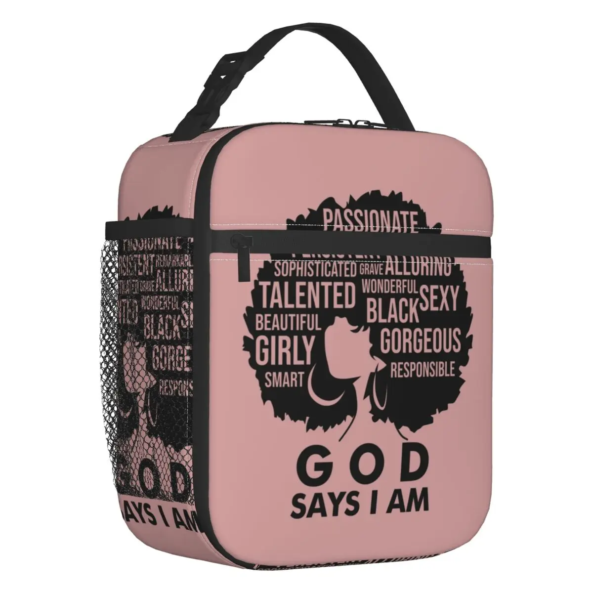 God Says I Am Insulated Lunch Bag for Outdoor Picnic African Women Waterproof Thermal Cooler Bento Box Women Kids
God Says I Am Insulated Lunch Bag for Outdoor Picnic African Women Waterproof Thermal Cooler Bento Box Women Kids
