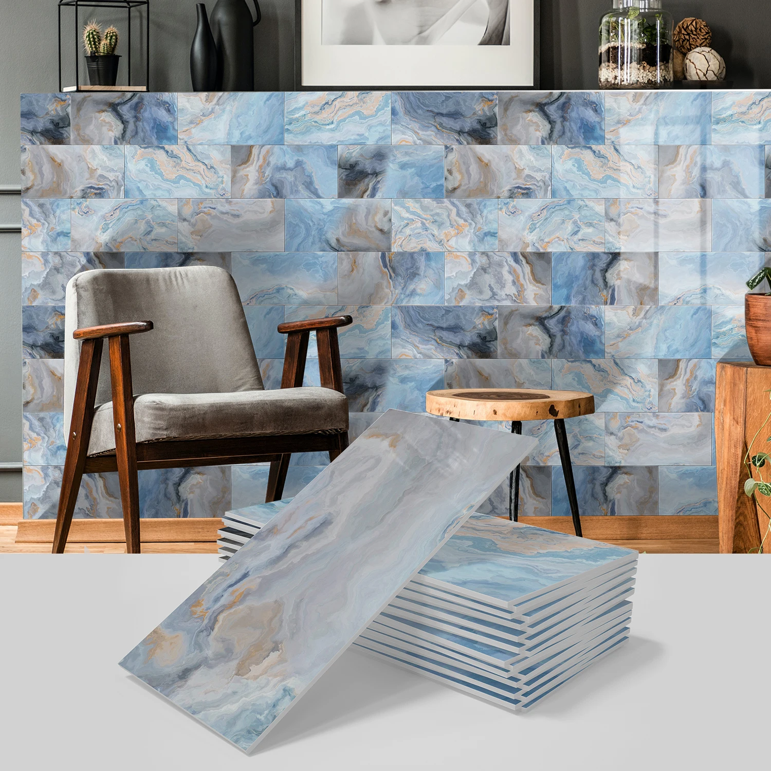 Thickened stone patterned ceramic tile wall sticker self-adhesive waterproof wallpaper, suitable for indoor decoration.
Thickened stone patterned ceramic tile wall sticker self-adhesive waterproof wallpaper, suitable for indoor decoration.
