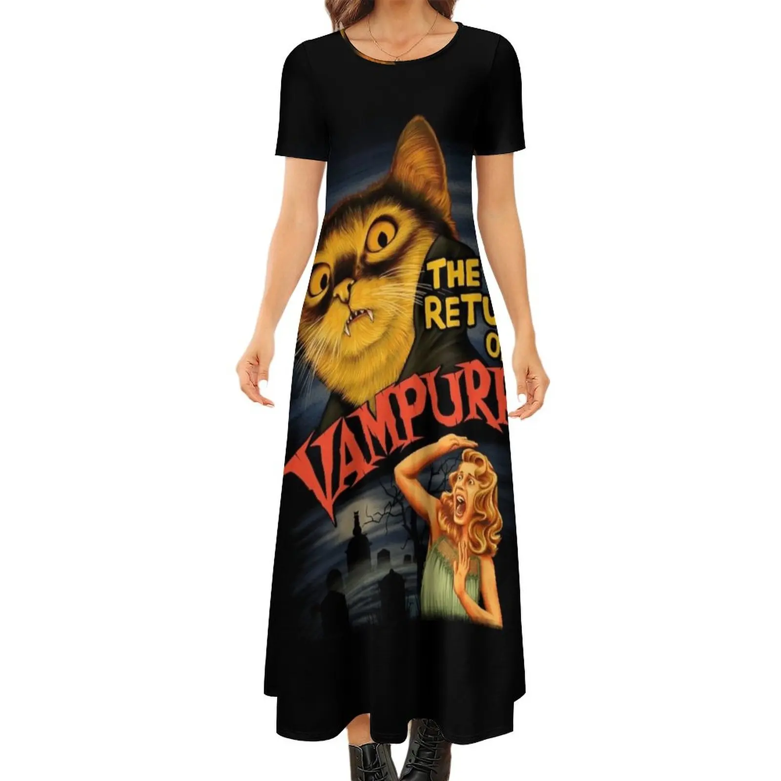 The Return of Vampurr Round Neck Short Sleeve Dress dresses for woman women"s evening dresses 2024
The Return of Vampurr Round Neck Short Sleeve Dress dresses for woman women"s evening dresses 2024