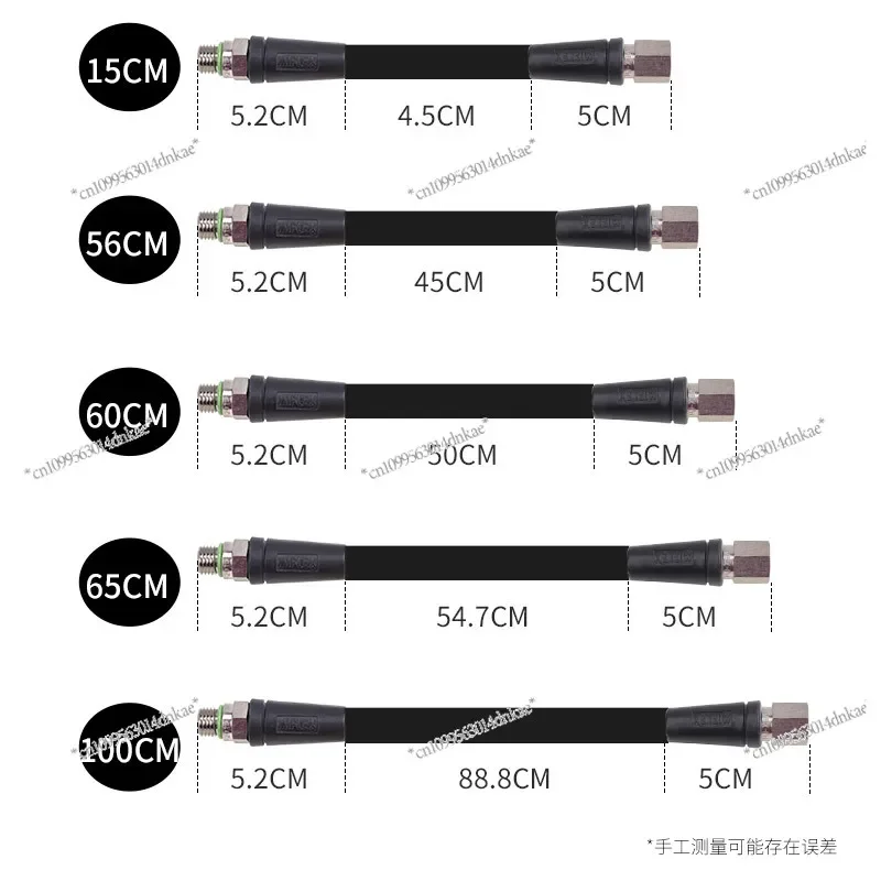 Hose Submersible Braided High Pressure Hose Connection Residual Pressure Meter, Unpackaged
Hose Submersible Braided High Pressure Hose Connection Residual Pressure Meter, Unpackaged