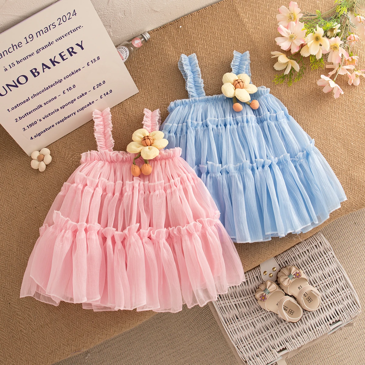 Newborn Baby Girl Dress Pink Suspender Dress Cute Flower Beach Dress Summer Baby Outdoor Outfit
Newborn Baby Girl Dress Pink Suspender Dress Cute Flower Beach Dress Summer Baby Outdoor Outfit