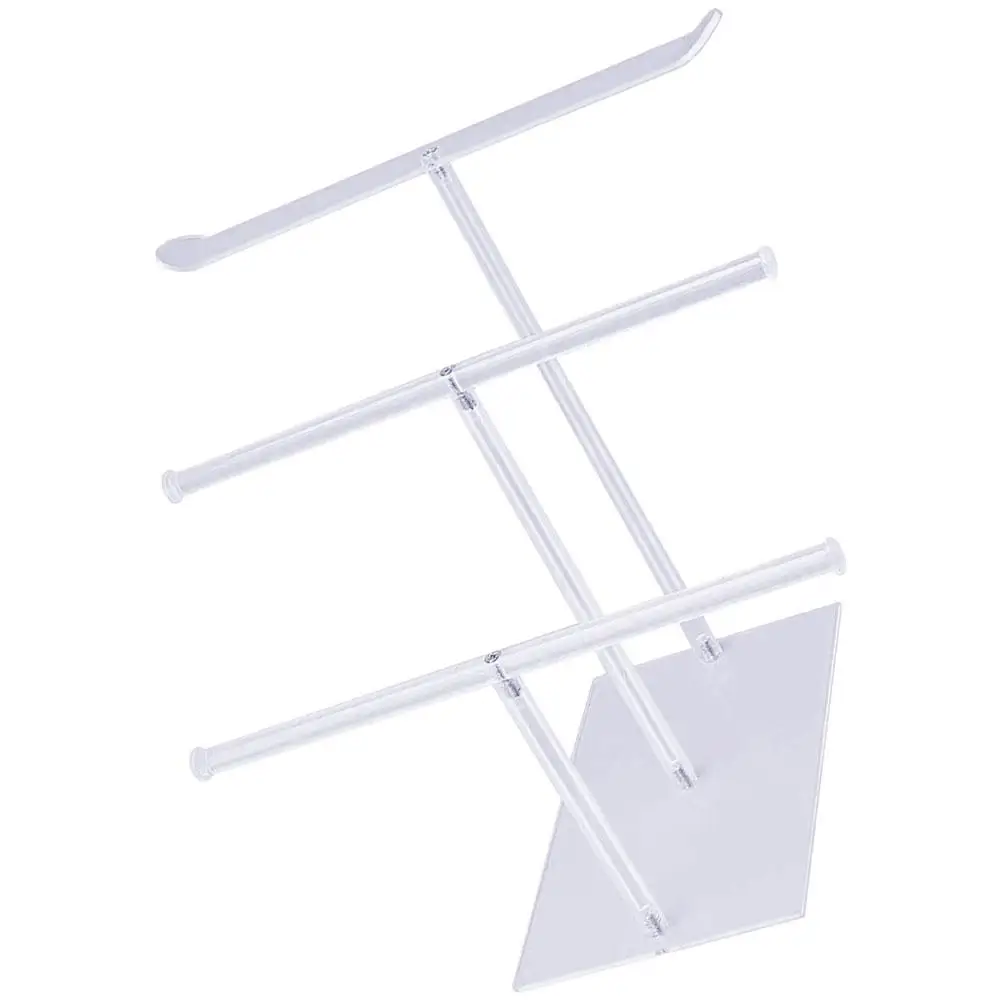 Acrylic Headband Display Stand 3 Tier Jewelry Organizer Necklace Bracelet Holder Clear Material Long Lasting Storage
Acrylic Headband Display Stand 3 Tier Jewelry Organizer Necklace Bracelet Holder Clear Material Long Lasting Storage