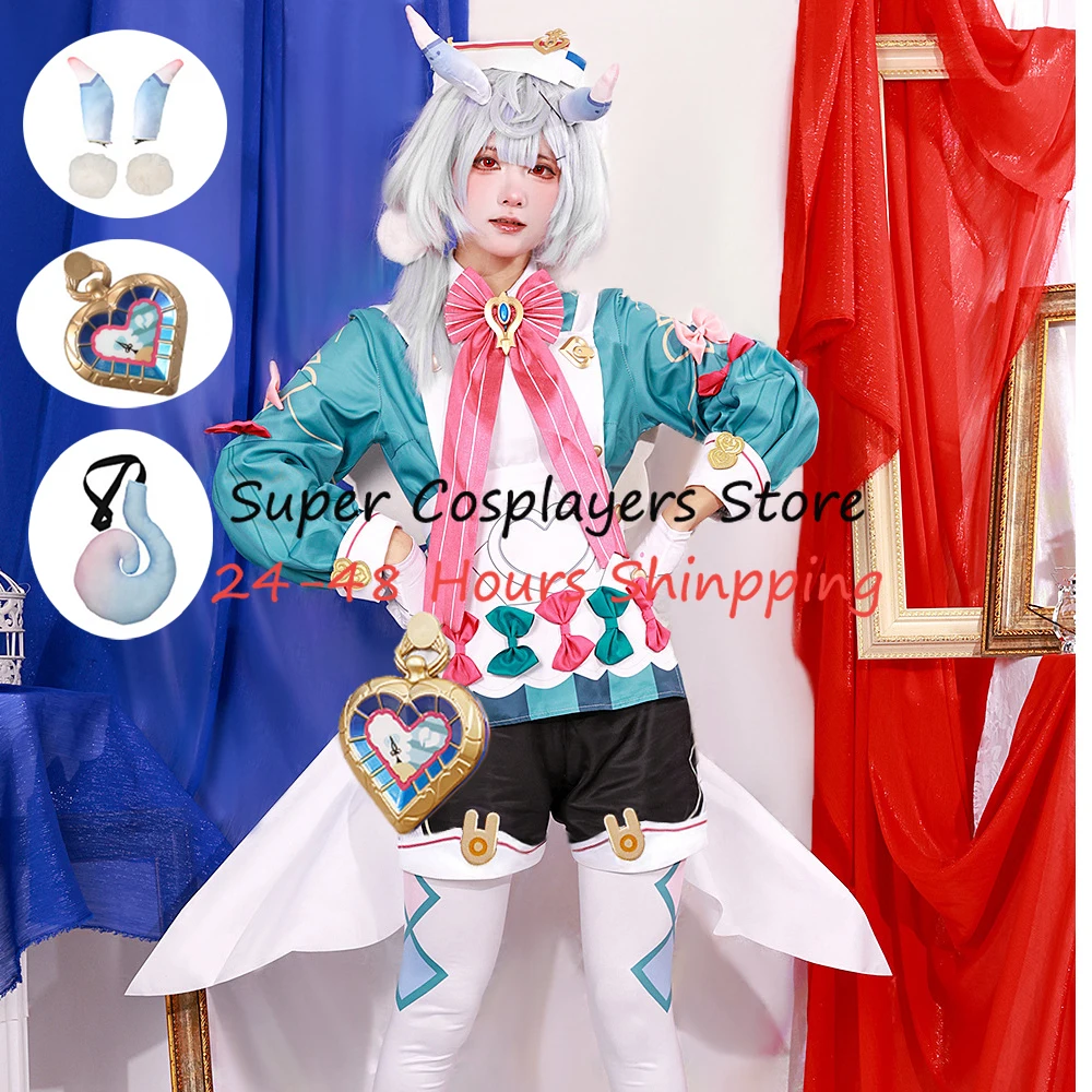 Sigewinne Cosplay Costume Game Genshin Impact Anime Cosplay Wig Outfit Accessories Halloween Christmas Party Uniform Women Girls
Sigewinne Cosplay Costume Game Genshin Impact Anime Cosplay Wig Outfit Accessories Halloween Christmas Party Uniform Women Girls