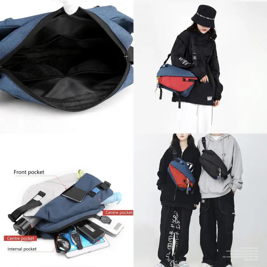 Waterproofs Crossbody Bag Women Men Multipocket Slings Bag Hoboes Bags Chest Bag
Waterproofs Crossbody Bag Women Men Multipocket Slings Bag Hoboes Bags Chest Bag