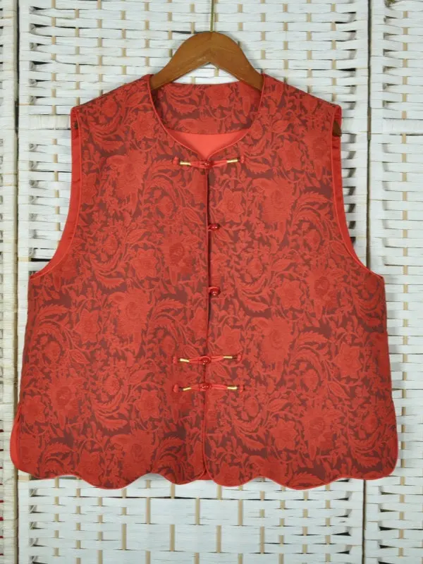 Spring 2026 New Women's Faion round Ne Svel Embroidered Retro National Sle Simple Versatile Vest Coat
Spring 2026 New Women's Faion round Ne Svel Embroidered Retro National Sle Simple Versatile Vest Coat