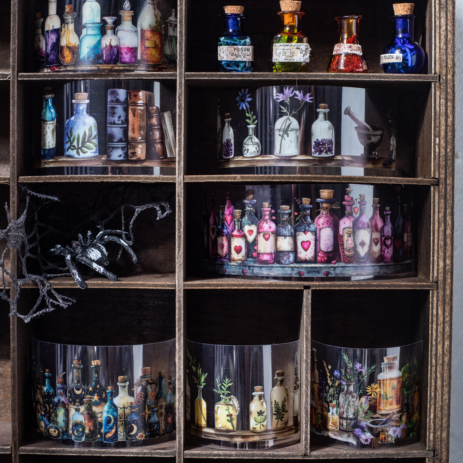 4cm*2m Gothic witch's potion bottle PET Tapes DIY Scrapbooking Stickers Masking Tape Collage Journal Creative Stationery Tapes
4cm*2m Gothic witch's potion bottle PET Tapes DIY Scrapbooking Stickers Masking Tape Collage Journal Creative Stationery Tapes