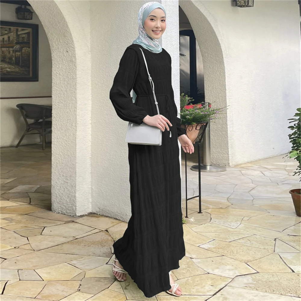 Abayas Caftan Kaftan Elegant Vestidos Eid Muslim Women Loose Belt Dress Abaya Party Dresses Dubai Arab Turkey Gown Eid al-Adha
Abayas Caftan Kaftan Elegant Vestidos Eid Muslim Women Loose Belt Dress Abaya Party Dresses Dubai Arab Turkey Gown Eid al-Adha