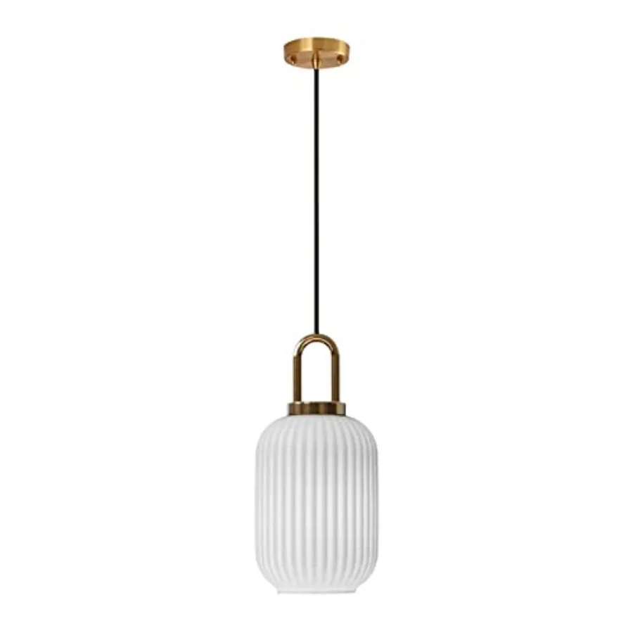 Glass Pendant Light with Brass Gold Base, Ceiling Light Hanging Lamp for Bedside Dining Table Kitchen Island
Glass Pendant Light with Brass Gold Base, Ceiling Light Hanging Lamp for Bedside Dining Table Kitchen Island