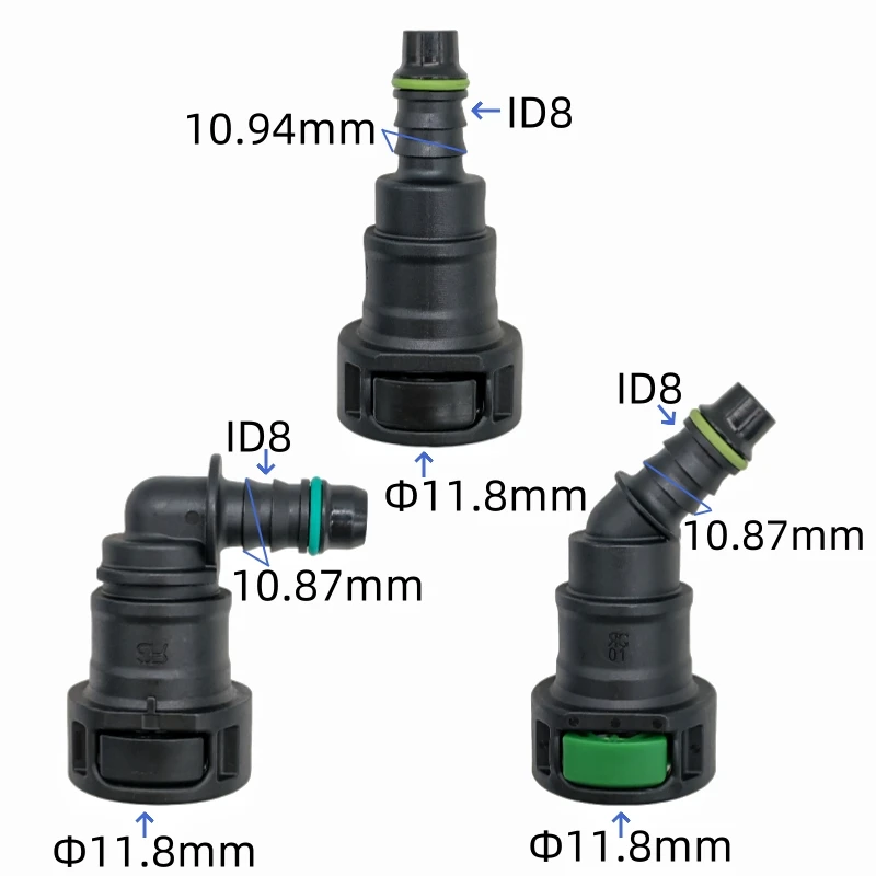 11,8 мм-ID8 90 градусов SAE пластиковый автоматический топливный провод, быстрый разъем, фитинги топливопровода, излучающая труба, гнездовой разъем, 10 шт.
11,8 мм-ID8 90 градусов SAE пластиковый автоматический топливный провод, быстрый разъем, фитинги топливопровода, излучающая труба, гнездовой разъем, 10 шт.