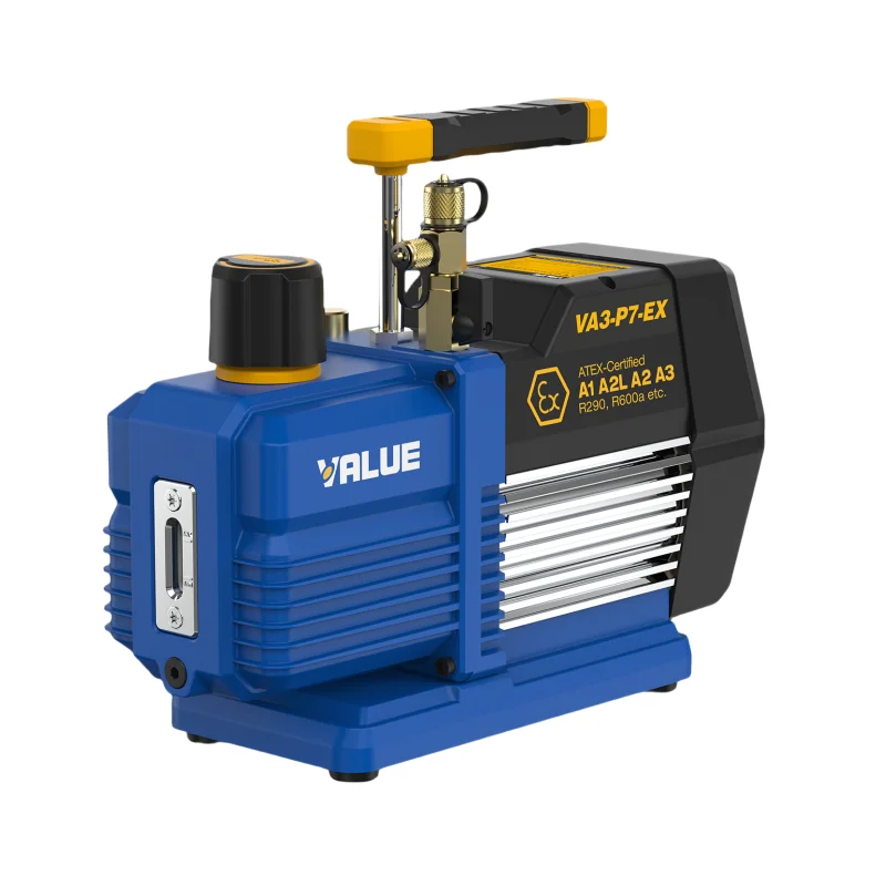 Original VA3-P7-EX Explosion-Proof Vacuum Pump, 196L/min, 7CFM, for R290 and R600a Refrigerants 2 Stage Pump
Original VA3-P7-EX Explosion-Proof Vacuum Pump, 196L/min, 7CFM, for R290 and R600a Refrigerants 2 Stage Pump
