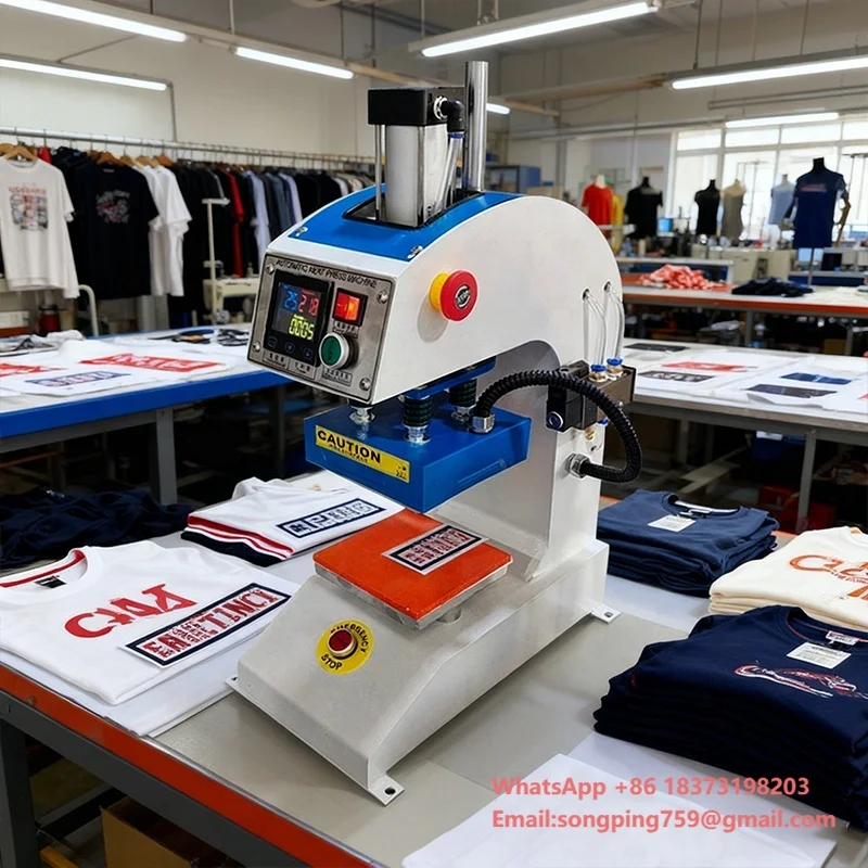 Hot Transfer Printing Machine and Label Pressing Machine for T-shirt Clothing Factory Use
Hot Transfer Printing Machine and Label Pressing Machine for T-shirt Clothing Factory Use