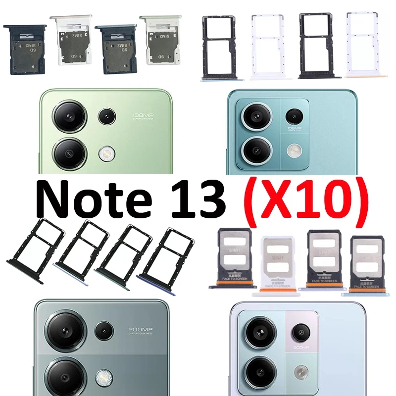 10Pcs Phone SIM SD Card Tray For Redmi Note 13 5G Chip Slot Holder Drawer Pocket Plus
10Pcs Phone SIM SD Card Tray For Redmi Note 13 5G Chip Slot Holder Drawer Pocket Plus