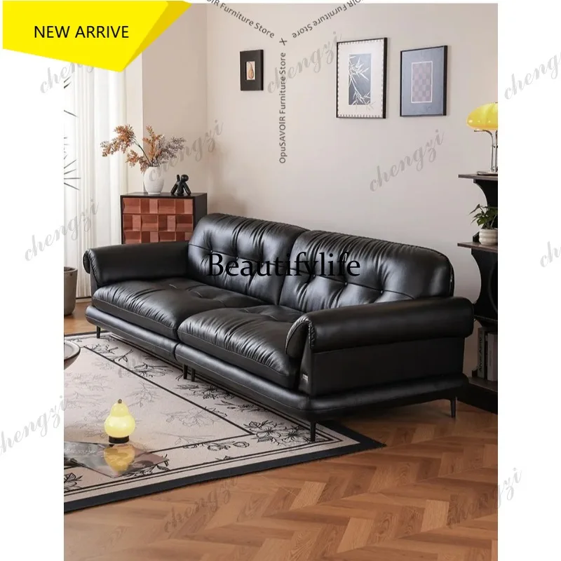 M178 French Modern Leather Living Room Sofa Italian Minimalist Couch Top Grain Genuine Leather SimpleLiving Room Sofa Furniture
M178 French Modern Leather Living Room Sofa Italian Minimalist Couch Top Grain Genuine Leather SimpleLiving Room Sofa Furniture