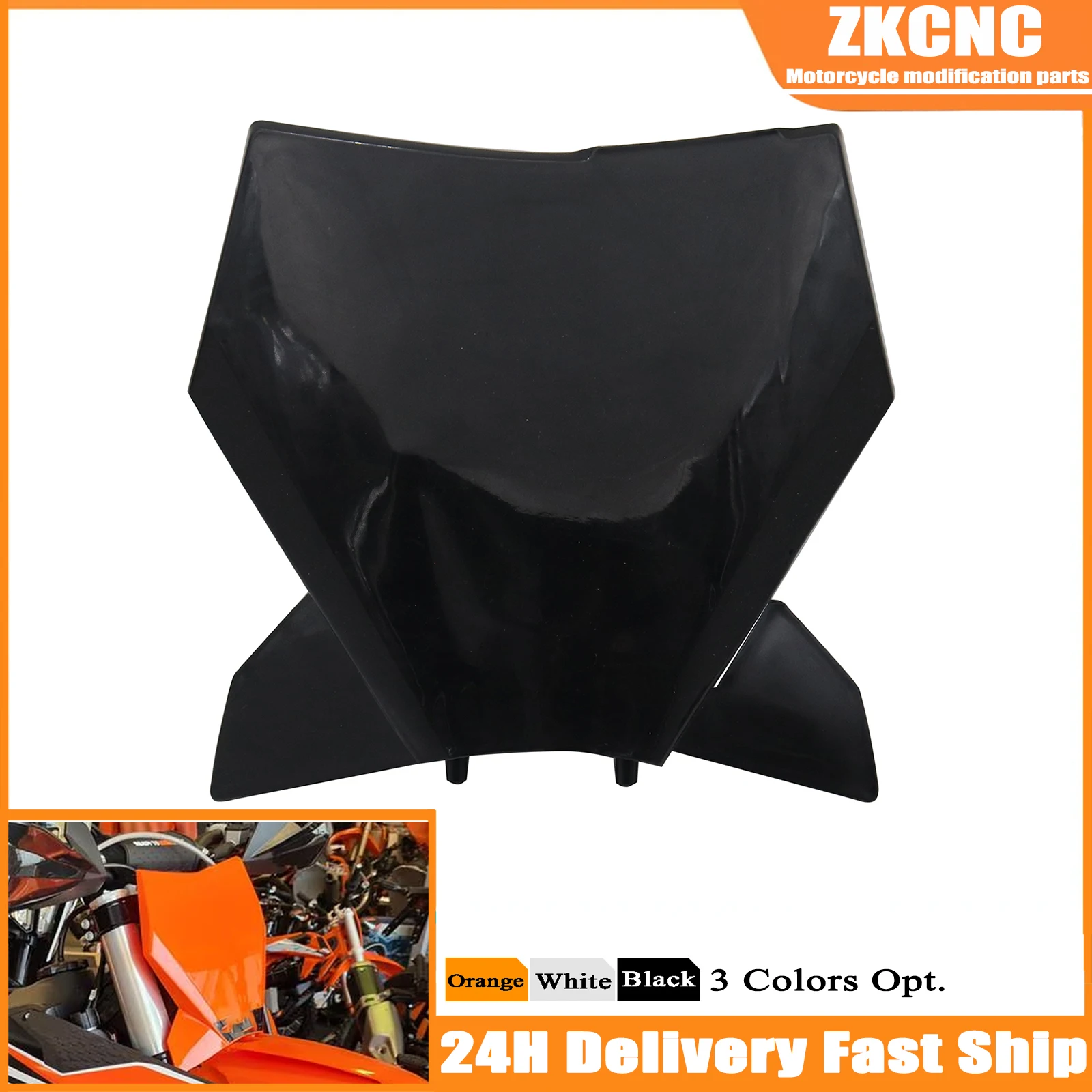 Motorcycle Accessory Front Number Plate Plastic Cover For KTM 125-500 SX SXF XC XCF XCW XCFW EXC EXCF 2023-2024 Motocross
Motorcycle Accessory Front Number Plate Plastic Cover For KTM 125-500 SX SXF XC XCF XCW XCFW EXC EXCF 2023-2024 Motocross