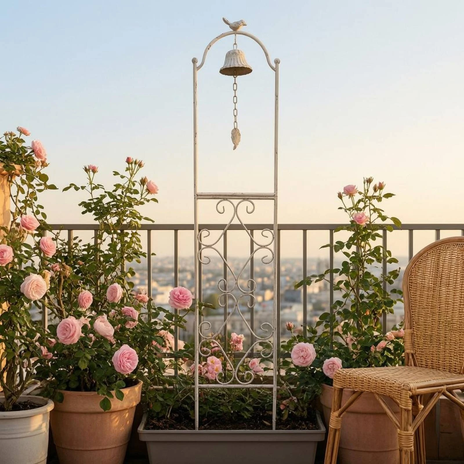 Bird Top Plant Support Scrolling Ornamentation Bell Hanging Plant Support Decorative Sturdy
Bird Top Plant Support Scrolling Ornamentation Bell Hanging Plant Support Decorative Sturdy