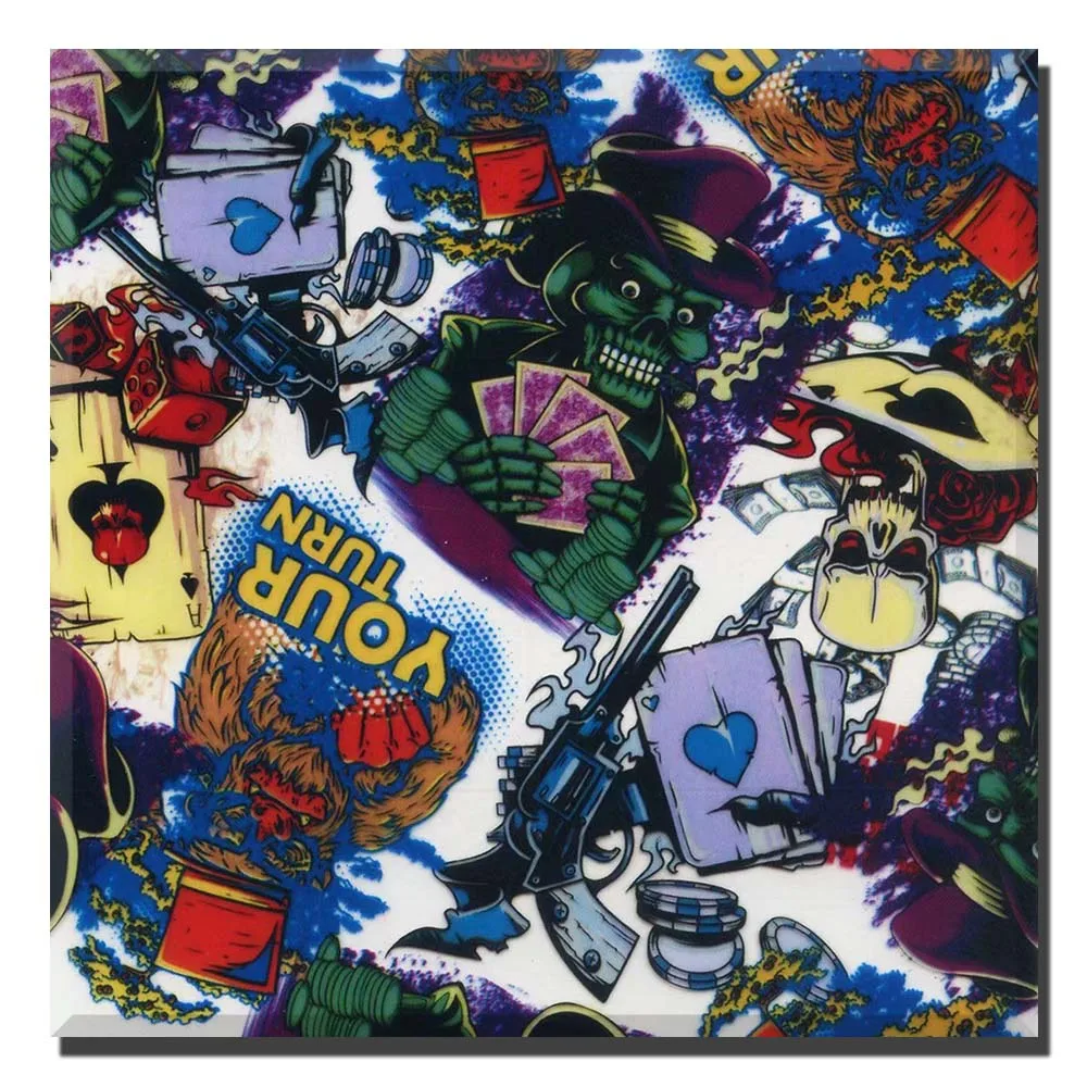 Width 0.5M Water Transfer Printing Film Primitive Pistol Poker Skull Hydro Dip Print Film Width 50CM
Width 0.5M Water Transfer Printing Film Primitive Pistol Poker Skull Hydro Dip Print Film Width 50CM