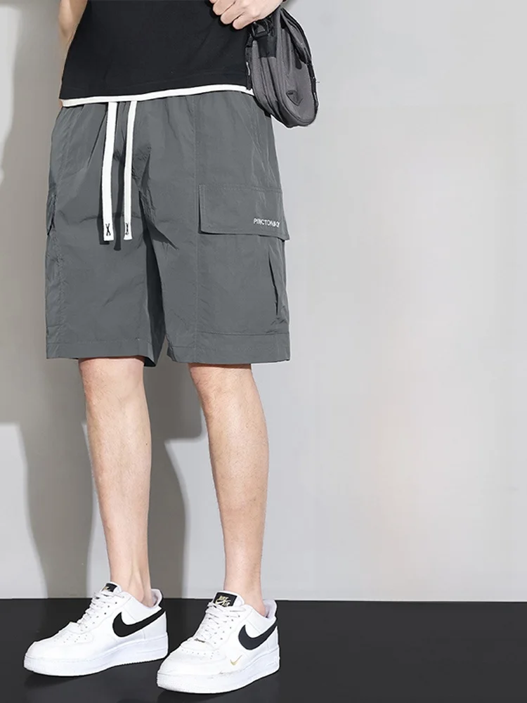 American Trendy Brand Ice Silk Workwear orts Men's Summer Thin Loose Qui Dry Sports Five-Quarter Mid-Pants
American Trendy Brand Ice Silk Workwear orts Men's Summer Thin Loose Qui Dry Sports Five-Quarter Mid-Pants